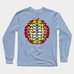 3D robotic modular mandala Long Sleeve T-Shirt